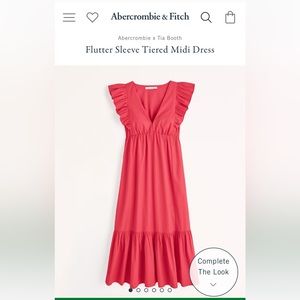 NWT Abercrombie Midi Dress